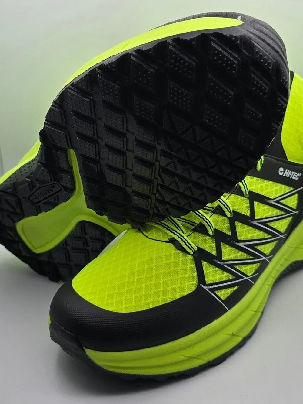 Hi-Tec Neon Yellow and Black Trail Boots